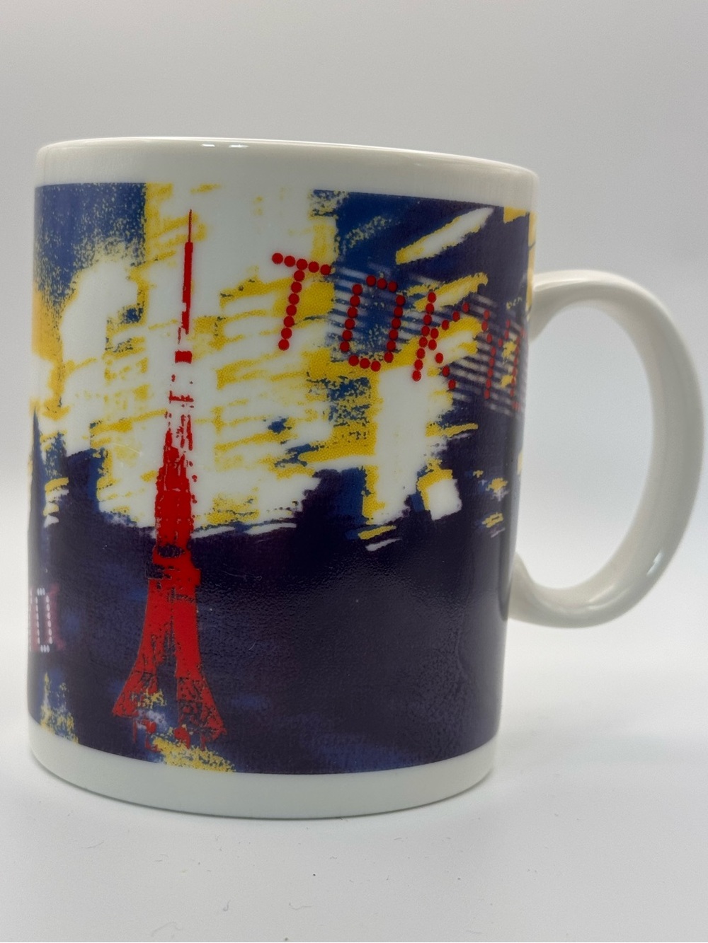 Vintage 2005 Starbucks Tokyo City Lights Mug. 14 fl oz.
